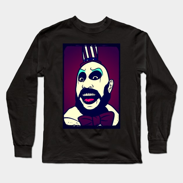 Captain Spaulding Long Sleeve T-Shirt by Dexter1468